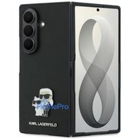 KARL LAGERFELD case for SAMSUNG GALAXY Z FOLD 8 ULTRA (Karl&Choupette Saffiano Pins) black