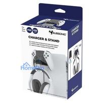 Subsonic Charger for PS5 controller and Stand for headset