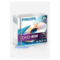 1x5 Philips DVD-RW 4,7GB 4x JC