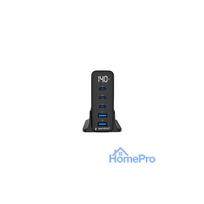 Charger Gembird 5-port 140W GaN USB Fast Charger Black QC 3.0 PD