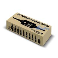 Adapteris - everActive AD-PD65 Universal Voltage Adapter 5V-20V DC, USB-C PD, 10 Plugs