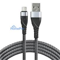 USB Laidas - everActive CBB-2MG Micro USB 2.0, 2,4 A Greitasis Įkrovimas, 480Mbps Duomenų Perdavimo Sparta, 2 m, Juoda