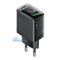 Charger Acefast A98 30W GaN USB-C / USB-A black