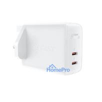 Acefast A32 PD 50W Gan (USB-C+USB-C) Dual Port Charger (Uk) White
