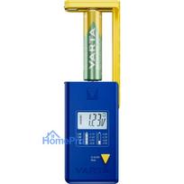 VARTA battery tester with digital display (AA, AAA, Type C, Type D, 9V, button) 893101111 blue