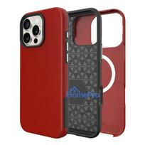 Perfectionists Triangle Mag Case Apple iPhone 14 Pro Max red