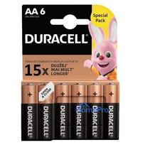 Battery - Duracell Basic MN1500 AA 1.5V Alkaline 6 Pack