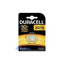 CR2016 baterijas 3V Duracell litija DL2016 iepakojumā 1gb.