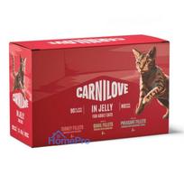 CARNILOVE Cat Pouch Jelly Box - wet cat food - 12x85g