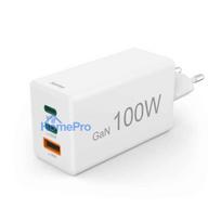 Hama 00125140 charger 100W GaN PD QC 2× USB-C 1× USB-A