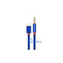 KIN KY-126 Audio cable Aux 3.5mm to Type-C Blue