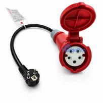 Adapter CEE 16A 400V to 220V Schuko