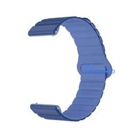Riff 22mm Universal (Samsung, Garmin, etc) Loop magnetic silicone strap Blue