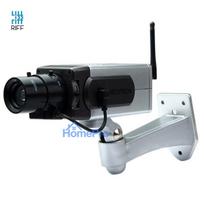 Riff RF-DM1 CCTV IR Outdoor Security Fake Camera with motion detection & mooving tilt 3x AA battery Silver