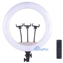 Riff BD560 56cm LED Light Ring 67W with 3x Smartphone holder + BT remote Black