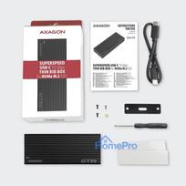 SSD ACC ENCLOSURE M.2 NVME / USB-C EEM2-GTR AXAGON