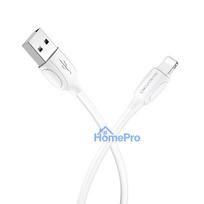 USB cable Borofone BX19 USB-A to Lightning 1.0m white