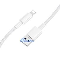 USB cable Borofone BX117 USB-A to Lightning 1.0m white