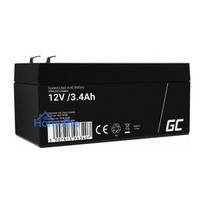 Green Cell AGM VRLA 12V 3.4Ah maintenance-free battery for the alarm system, cash register, toys