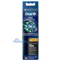 Oral-B CrossAction Pro Replacement Brush Heads, 6-pack, Black