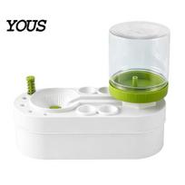 Oil Painting Brush Cleaner Paint Tool, Running Water Circulation Art Supplies for Acrylic, Convenient Washing Tool Watercolor And Based Creative Gift white