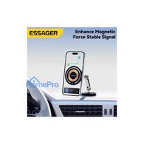 Car holder Essager 'Stand' black (15W / Magsafe Compatible) (magnetic / adhesive)