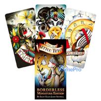 Tarot Cards - Eight of Coins Tattoo Tarot Mini Edition 78 Cards 4.0 x 7.5 cm
