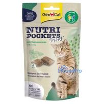 GIMCAT Nutri Pockets Insect with Catnip - cat treats - 60g