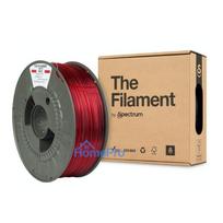 the filament spectrum Filaments PET-G caurspidigs sarkans 1kg Filaments Spectrum PETG-TraRED-1-TF (5905991405320)