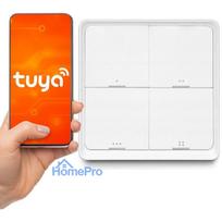 ZigBee TUYA SC04 Smart 4-channel 12-scene Remote Control Button