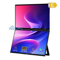 Monitor - Zeuslap Z18W Dual 18.5" Full HD Portable Display with USB-C and HDMI