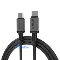 X-ONE TitanFlex data cable - type C to C - 5A max 240W 1,2 m black
