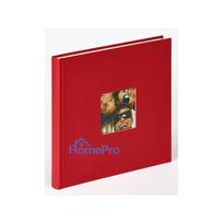 Photo Album - Walther FA-205-R Fun 40 Page Book Sewn With Corner Cutouts Red