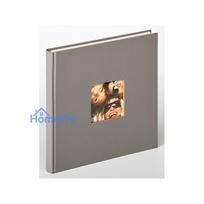 Photo Album - Walther FA-205-X 40 Page Book With Embroidered Front Fun Gray