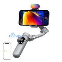 Camera Stabilizer - AOCHUAN X Pro 3-Axis Stabilization, 3200 mAh Battery, RGB Lighting Gray