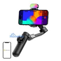 Gimbal Stabilizer - AOCHUAN Smart X Pro 3-Axis Stabilization, 3200 mAh Battery, RGB Lighting Black