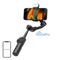 Gimbal Stabilizer - AOCHUAN X2 3-Axis With 20 cm Extension Arm And RGB Lighting Black