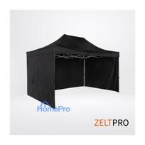 Tent roof and walls (4 pcs.) set 3x4.5 Black Zeltpro TITAN