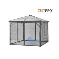 Mosquito net (4 walls) for Gazebo Zelptro Deluxe 300x300 Grey
