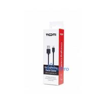 SEEK TOTI USB-A to Lightning, 2m PVC Data Cable 2A (non-MFI), Black