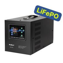 Uninterruptible power supply 2000VA / 1200W, pure sine wave, LiFePo4, GEL and AGM batteries.