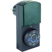REV Timer with Dawn Automatic IP44 black-green