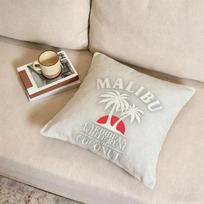 P Malibu Rums Cushion Cover fabric soft furnishingPillowcase  cushion cover sofa pillow home decoration 30cmx30cm(12x12Inch) beige