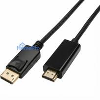Captiva DisplayPort to HDMI cable, black, 4K 60Hz, 1m, HighSpeed DP to HDMI