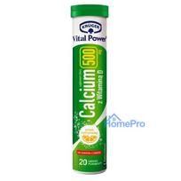 CALCIUM 500 MG WITH VITAMIN D 20 TABLET