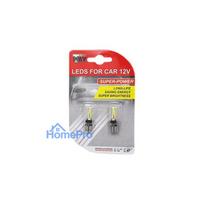 CAR BULB LED. FILAMENT T10 WHITE. 2PCS