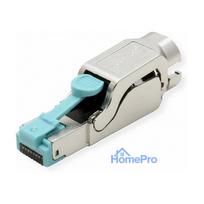 fixLink Connector RJ45, Cat.6A (ISO / IEC) silver