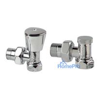 Chromed 1 / 2 inch internal / external valve set