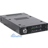 Icy Dock pocket 2x M.2 PCIe NVMe SSD - mini-SAS ToughArmor (MB834M2K-B)