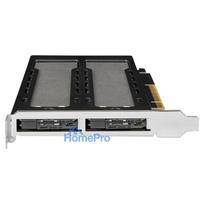 Icy Dock ToughArmor 2x M.2 NVME uz PCIe 4.0 x8 karšu sadalītājs ar tra
